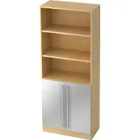 Hjh OFFICE PRO SIGNA G 7700 RE - Esdoorn/Zilver Hoogte van de map | 5 OH Kast Rail handvat (kunststof)