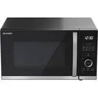 Sharp Ycqs254aeb - Solo Magnetron 900 W Flat Tray Inhoud 25 L