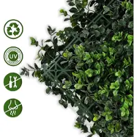 Karat Plantenwand - Pachysandra - Kunstplant - Kunsthaag - Decoratie - 50 x 50 cm
