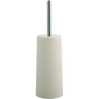 Spirella MSV Toiletborstel houder/WC-borstel - beige - kunststof - 35 cm - Toiletborstels