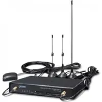 Planet 4G LTE mobiele router, zwart, voor montage in een rack, extern, SMA-aansluiting, ondersteunt GRE, PPTP, IPSec, L2TP, 6-32V DC, 1.5A