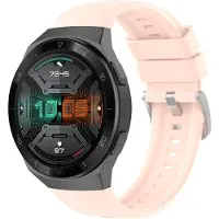 Strap-it Siliconen Smartwatch bandje - Geschikt voor Huawei Watch GT 2e siliconen bandje - lichtroze - Horlogeband / Polsband / Armband - GT2E