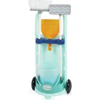 Ecoiffier Schoonmaak Trolley Blauw - 5dlg.