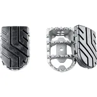 SW-Motech Verv. Voetsteunen Ion RVS, ZILVER, PAAR