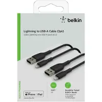 Belkin Caa001bt1mbk2pk Usb-a-naar-lightning-kabel 1 M 2 Eenheden