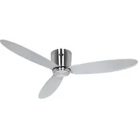 CasaFan ECO PLANO II Smart plafondventilator Ø 132 cm zilver - , Eco Plano II, Metallic, Woonkamer, Kunststof, Modern