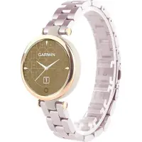 Strap-it Stalen schakel bandje - geschikt voor Garmin Lily (roze)