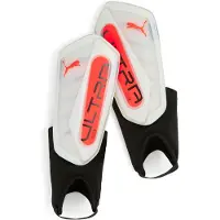 Puma ULTRA Flex Football enkelbeschermers, Rood/Wit, Maat M