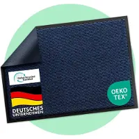 Floordirekt Premium Deurmat SKY Novo - Voor Entree - Vuilvangmat - Anti-slip & Afwasbaar - Voor Het Opbergen van Vuil - Blauw - 135 x 200 cm