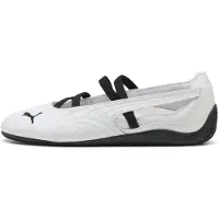 Puma Speedcat Ballet leren schoenen voor Dames, Zwart/Wit, Maat 38,5