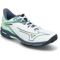 Mizuno Heren tennisschoenen Wave Exceed Tour 6 CC White/India Ink/Neo Mint EUR 43
