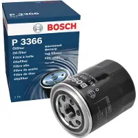 Bosch Oliefilter P3366 Bosch voor o.a. HYUNDAI, KIA, MITSUBISHI
