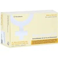 Gonadosan Distribution GmbH F - Natuurlijk en wetenschappelijk onderbouwd supplement - in een 3 maanden verpakking - voor extra ondersteuning van de vruchtbaarheid en zwangerschapsvoorbereiding