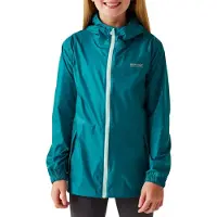Regatta Waterdichte meisjesjas met capuchon Pack-It III | Maat 13 ans
