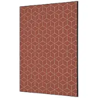 SHOWDOWN Hexagon Textielen Wanddecoratie Multikleur Aluminium