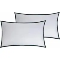Missoni Kussensloop Shadow Zigzag White Katoen (Set van 2)-60 x 70 cm