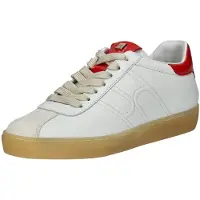 Högl Sneakers laag greige / rood / wit