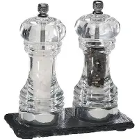 Aps Natuursteen plateau - 2 uitsparingen - 15x8cm - Set van 2 stuks