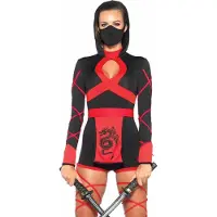Leg avenue Sexy ninja kostuum voor dames
