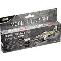 Wittmax Hobbyverf Vliegtuigen - 36200 Model Color - Duitse Vliegtuigen WWII - Acryl Set 8x17ml Verf set - 8 x 17 ml