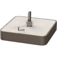4 Seasons Outdoor Costa vulbare parasolvoet ceramic plate