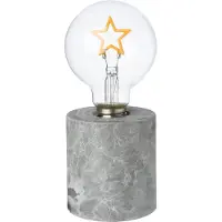 Intratuin Tafellamp Louen Ster Grijs D 8 H 18 Cm