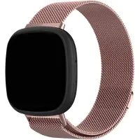 Fitbit Versa 3 / Sense milanese band - rose rood