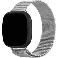 Fitbit Versa 3 / Sense milanese band - zilver
