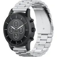Huawei Watch GT kralen stalen schakel band - zilver