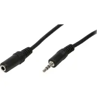 2Direct Audio Kabelverlenging 5M M/V Voor Hoofdtelefoons, Luidsprekers, Computers