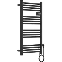 Pro-Tec Handdoekradiator 'Follo', aluminium, 96 x 54 cm, zwart