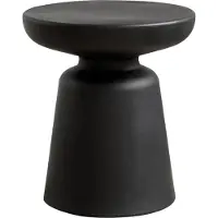 En.casa Bijzettafel Posio ronde salontafel 40 cm zwart []