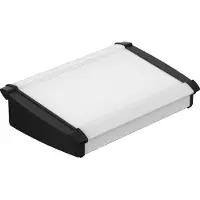 Bopla ATPH 1865-0250 ALU-TOPLINE_SET Consolebehuizing (l x b x h) 181.2 x 250 x 68.2 mm Aluminium, ABS Natuur, Zwart (RAL 9005) 1 stuk(s)