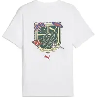 Puma SPORTS LEGACY T-shirt met opdruk voor Heren, Wit, Maat XS