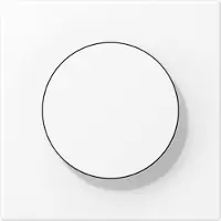 JUNG LS Bereik Rotonde Dimmer Afdekking Matte Wit - LS1740WWM
