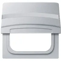 ABB Busch-Jaeger Adapterplaat Met Tekst IP44 Aluminium - 2CKA001710A3787