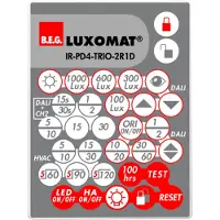B.E.G. Luxomat Onderdeel | IR afstandsbediening PD4-TRIO-2R1D Plafondmontage -