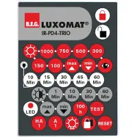 B.E.G. Luxomat Onderdeel | IR afstandsbediening PD4-TRIO Plafondmontage -