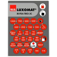 B.E.G. Luxomat Onderdeel | IR afstandsbediening PD4-TRIO-3C Plafondmontage -