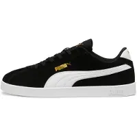 Puma Club II Suede unisex sneakers, Zwart/Wit/Goud, Maat 38
