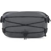 OEM Stuurtas Fiets Waterdicht Grijs - Arlo - 2 in 1 Fietstas & Heuptas - Bikepacking Tas voor Voorop het Stuur - Waterdicht