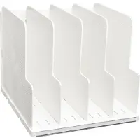 Exacompta Modulotop Sorter A4+ AutentiK Wit, 5 flexibele verdelers, etikethouder, Blaue Engel, 25 jaar garantie