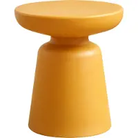 En.casa Bijzettafel Posio ronde salontafel 40 cm geel []