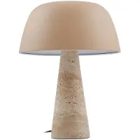 LINDBY Tafellampe , Magritt, Beige, Woonkamer, Steen, Modern