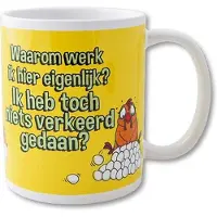 Paper Dreams Funny Mugs - waarom werk ik hier