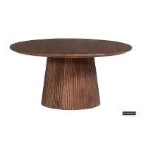 Rousseau Miguel Ronde Salontafel 80cm Lichtbruin