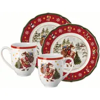 Hutschenreuther Geschirr-Set Happy Wintertime Set van 4