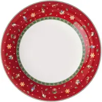 Villeroy & Boch Toy's Delight Dinerbord 27 Cm - Overige kersttafel decoratieware Porselein Red - 14-8643-2621