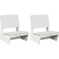vidaXL Tuinstoelen 2 st 60x64x70,5 cm massief grenenhout wit