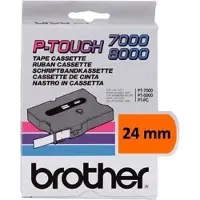 Brother TX-B51 tape zwart op neon oranje 24mm x 15m (origineel)